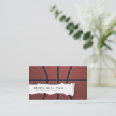 バスケットボールコーチプロフェッショナルスポーツビジネス 名刺 (スタンド正面)