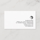 バスケットボールコーチプロフェッショナルスポーツビジネス 名刺 (裏面)