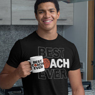 バスケットボールコーチベストコーチエバーおもしろいチームギフト コーヒーマグカップ
