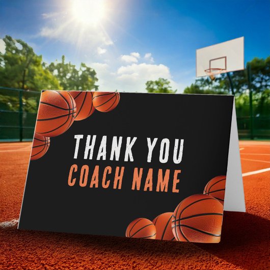 バスケットボールコーチ名 サンキューカード
