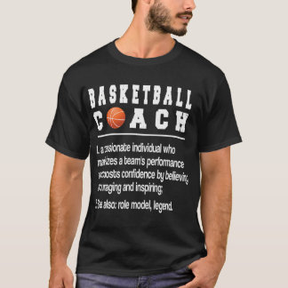 バスケットボールコーチ定義バスケットボールコーチング Tシャツ