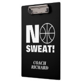 バスケットボールコーチ用のスウェットスポーツクリップボードなし クリップボード (左)