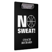 バスケットボールコーチ用のスウェットスポーツクリップボードなし クリップボード (右)