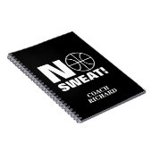 バスケットボールコーチ用のスウェットスポーツノートなし ノートブック (右側)