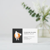 バスケットボールコーチ | アスレティックコーチ 名刺 (スタンド正面)