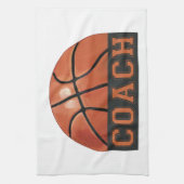 バスケットボールコーチ キッチンタオル (縦)