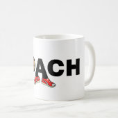 バスケットボールコーチ コーヒーマグカップ (正面右)