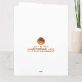 バスケットボールコーチ サンキューカード (裏面)