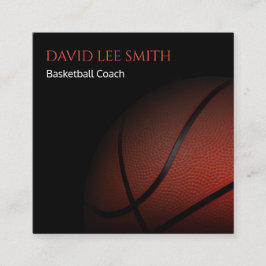 バスケットボールコーチ スクエア名刺