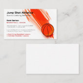 バスケットボールコーチ |スポーツトレーナー 名刺 (正面/裏面)