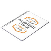 バスケットボールコーチ ノートブック (左側)