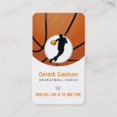 バスケットボールコーチ |プロフェッショナルプレーヤー 名刺 (正面)