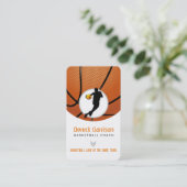 バスケットボールコーチ |プロフェッショナルプレーヤー 名刺 (スタンド正面)