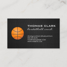 バスケットボールコーチ 名刺