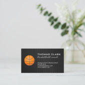 バスケットボールコーチ 名刺 (スタンド正面)