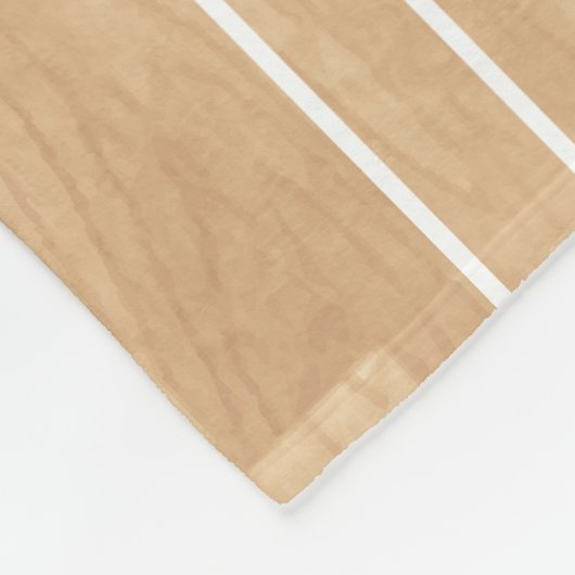 バスケットボールコートのパーソナライズなバスケットボール選手 フリースブランケット (角)