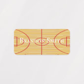 バスケットボールコートデザイン名タグ ラベル (デザイン1)