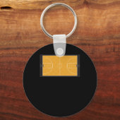 バスケットボールコート キーホルダー (正面)