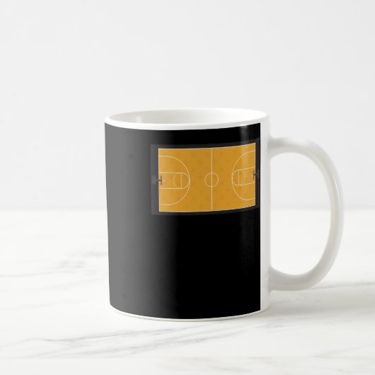 バスケットボールコート コーヒーマグカップ (右)