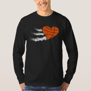 バスケットボールコート ハッピー バレンタイン 愛の関係 Tシャツ