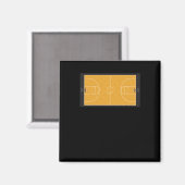 バスケットボールコート マグネット (正面/裏面)