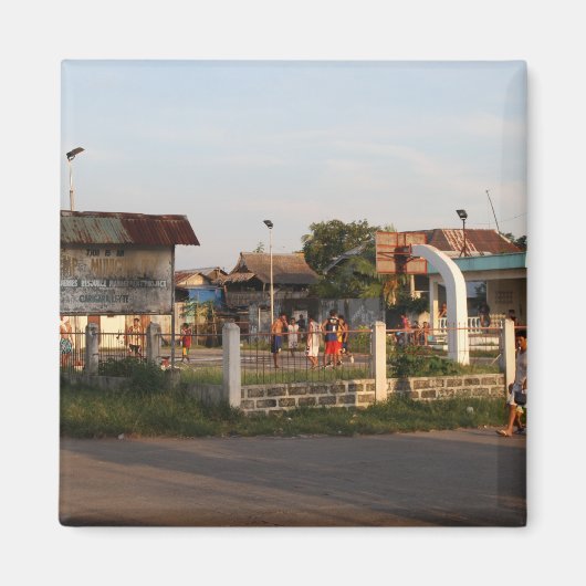 バスケットボールコート マグネット (正面)