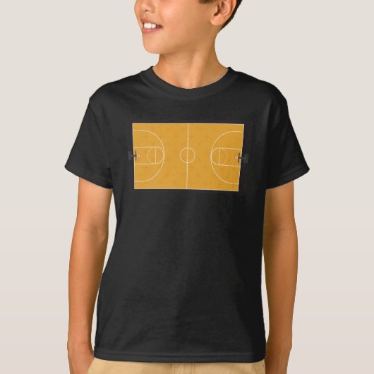 バスケットボールコート Tシャツ (正面)