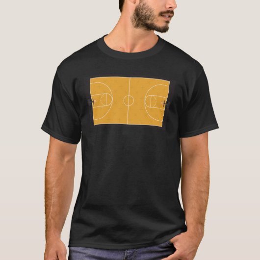 バスケットボールコート Tシャツ (正面)