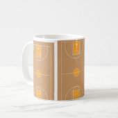 バスケットボールコーヒーマグ コーヒーマグカップ (正面左)