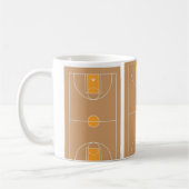 バスケットボールコーヒーマグ コーヒーマグカップ (左)