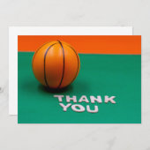 バスケットボールサンキューカード サンキューカード (正面/裏面)