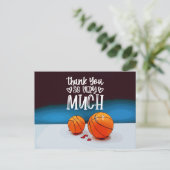 バスケットボールサンキューカード ポストカード (スタンド正面)