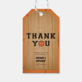 バスケットボールサンキューギフトラベル ギフトタグ