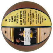 バスケットボールシニアナイトギフトPHOTOバスケットボール バスケットボール (正面)