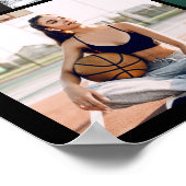 バスケットボールシニアナイト11フォトコラージュ ポスター (角)