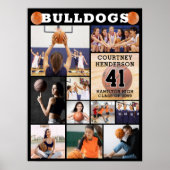 バスケットボールシニアナイト11フォトコラージュ ポスター (正面)