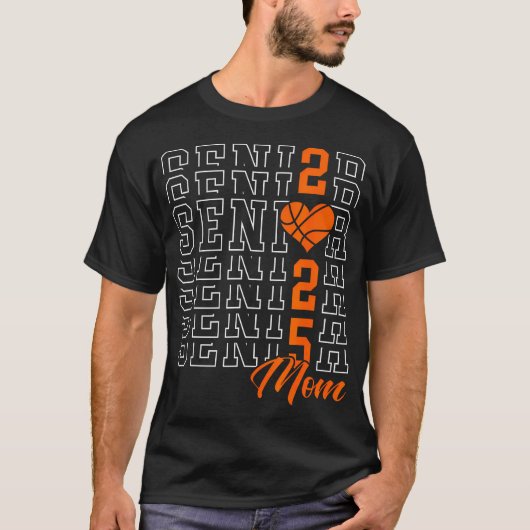 バスケットボールシニアママ卒業クラス2025セン Tシャツ (正面)