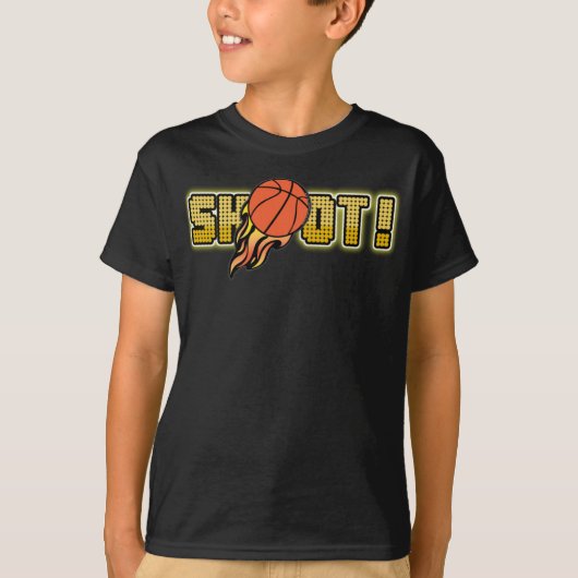バスケットボールシュート Tシャツ (正面)