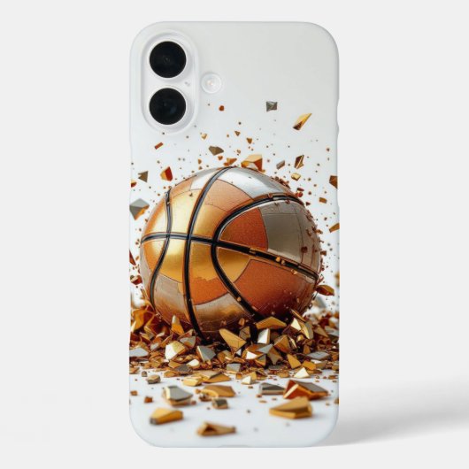 バスケットボールシルバーダンクシールド Case-Mate iPhoneケース (裏面)