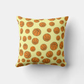 バスケットボールシームレスパターン クッション (裏面)