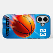バスケットボールシールド Case-Mate iPhoneケース (裏面 (横))