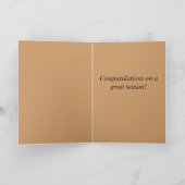 バスケットボールシ素晴らしーズンおめでとう カード (内部)