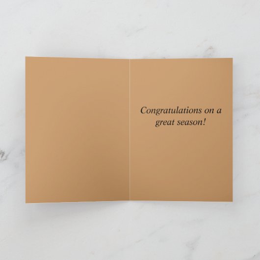 バスケットボールシ素晴らしーズンおめでとう カード (内部)