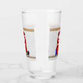 バスケットボールジャージーの木枠 タンブラーグラス (右)