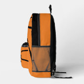 バスケットボールスケッチカスタム（スポーツ名） プリントバックパック (右)