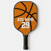 バスケットボールスケッチ(スポーツ名と番号) ピックルボールラケット (正面)
