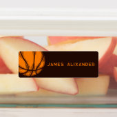 バスケットボールスシンプルポーツ名キッズラベル ラベル (貼付)