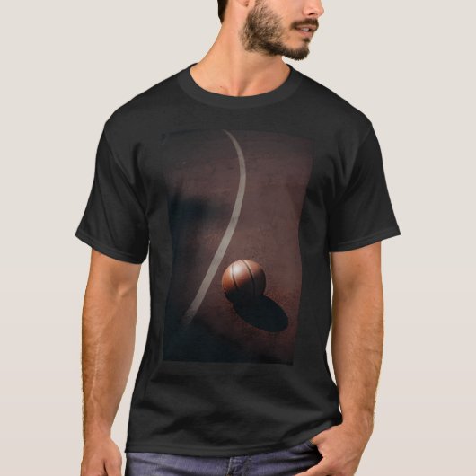 バスケットボールストップあり Tシャツ (正面)