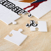 バスケットボールストップは ジグソーパズル (側面)