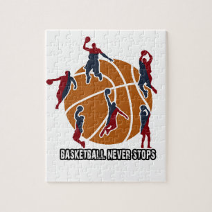 バスケットボールストップは ジグソーパズル